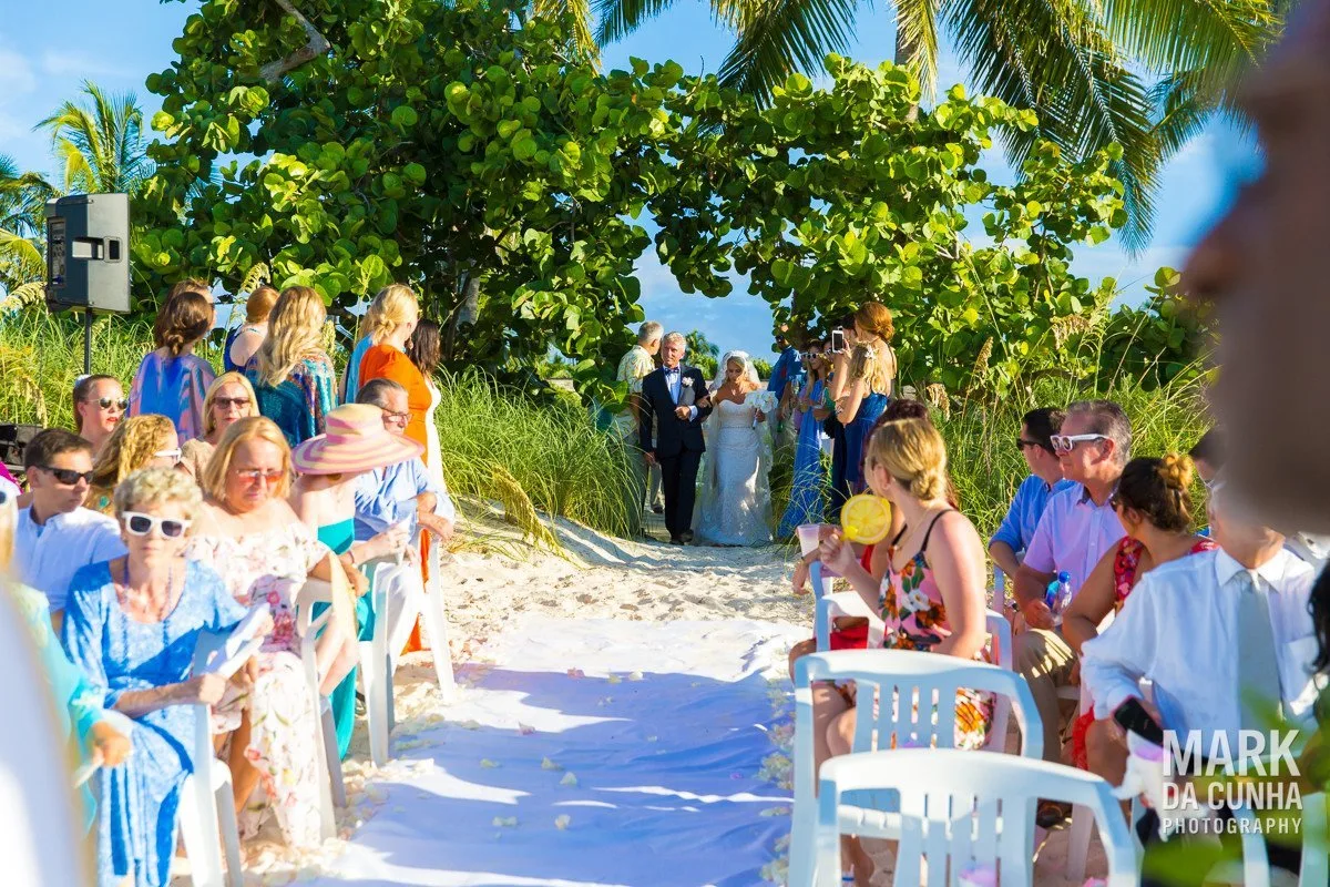 Beach Ceremony Lyford Cay Bahamas Wedding Photography