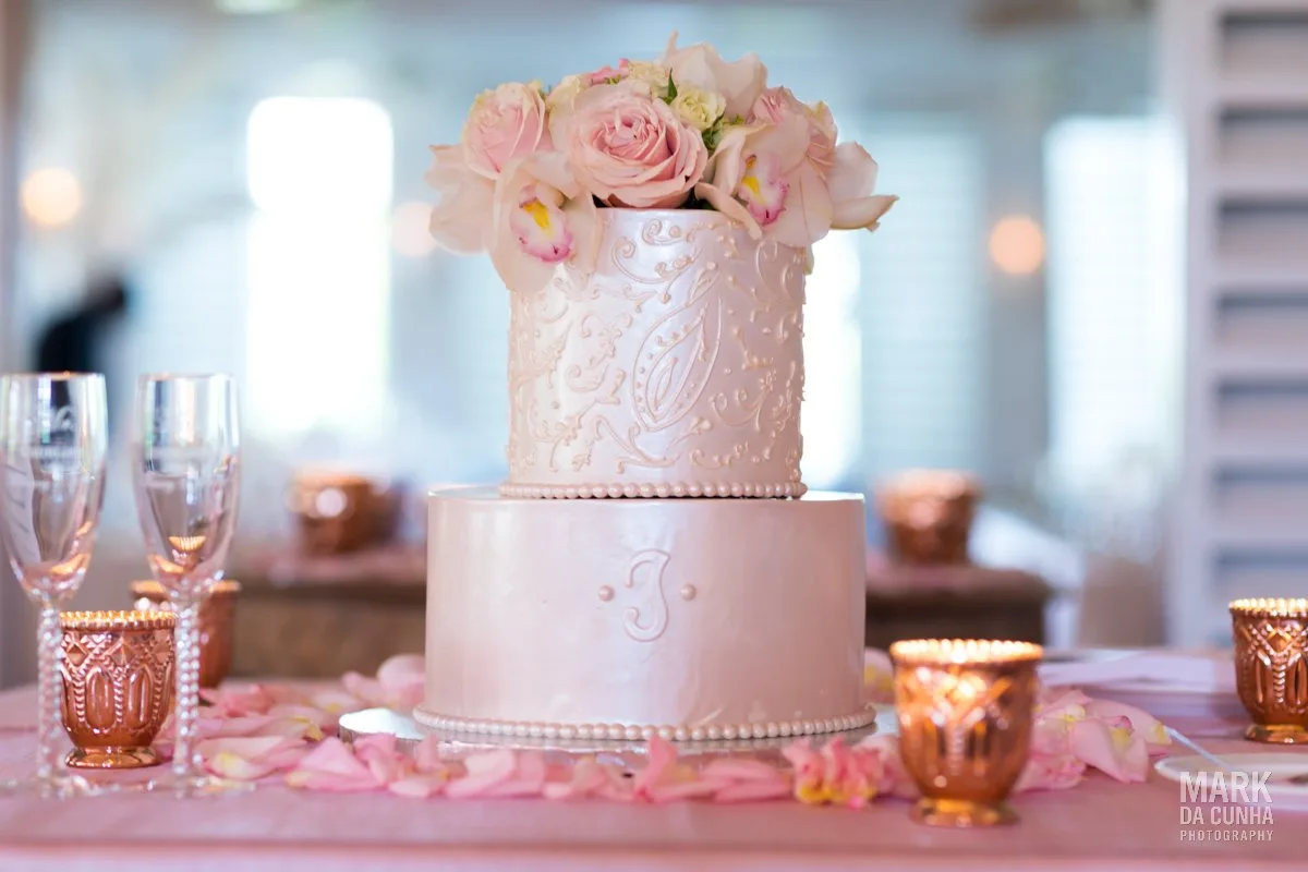 Wedding Cake Lyford Cay Bahamas Wedding Photography