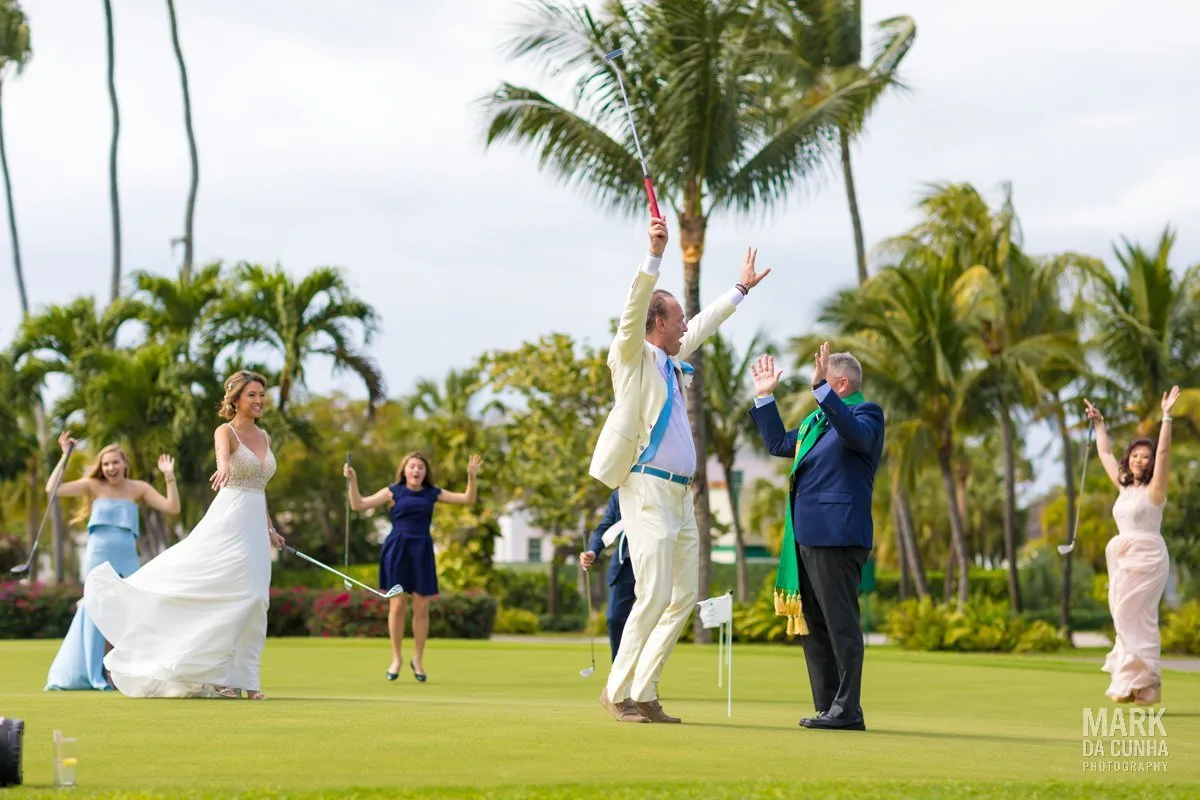 Golf Lyford Cay Bahamas Wedding Photography