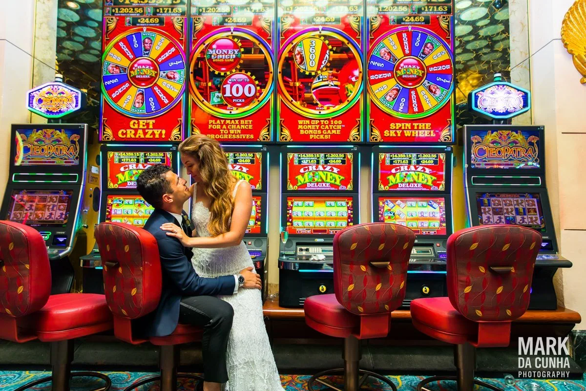 Kiss The Bride Atlantis Casino Bahamas Wedding Photographer