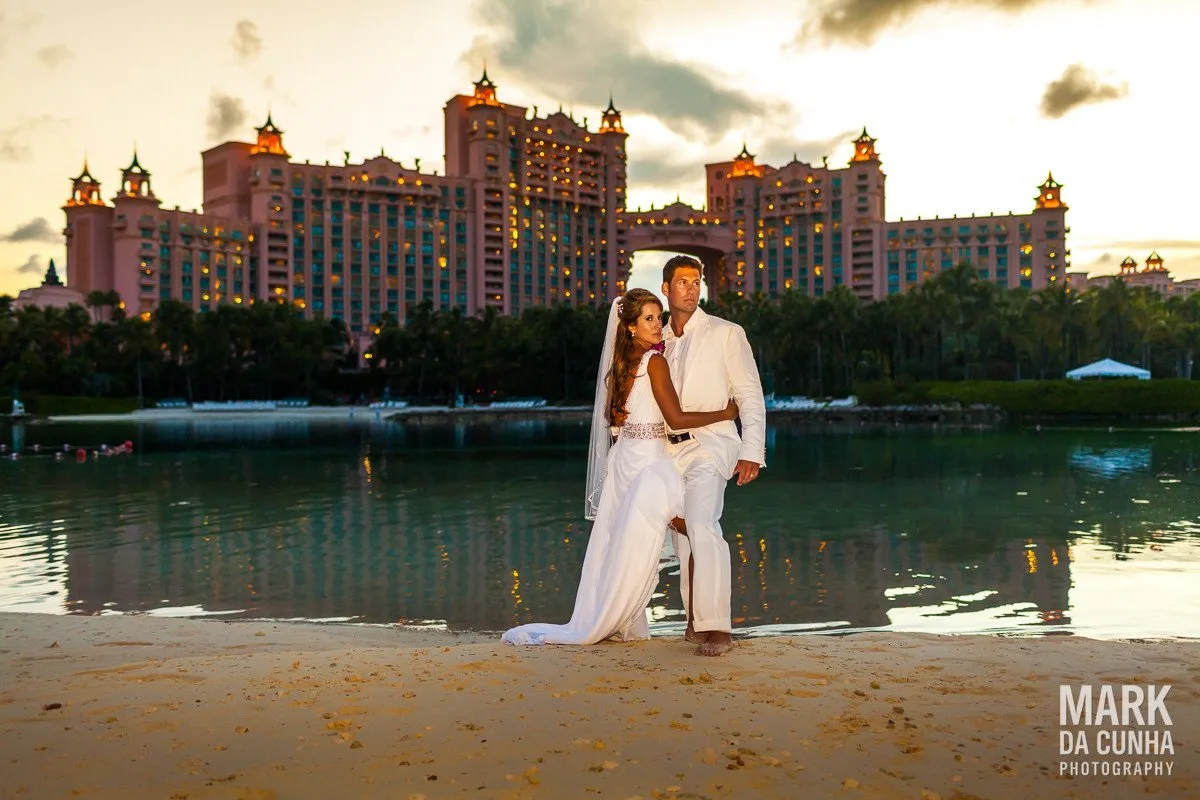 Atlantis Beach Wedding Photographer Bahamas Wedding Photography