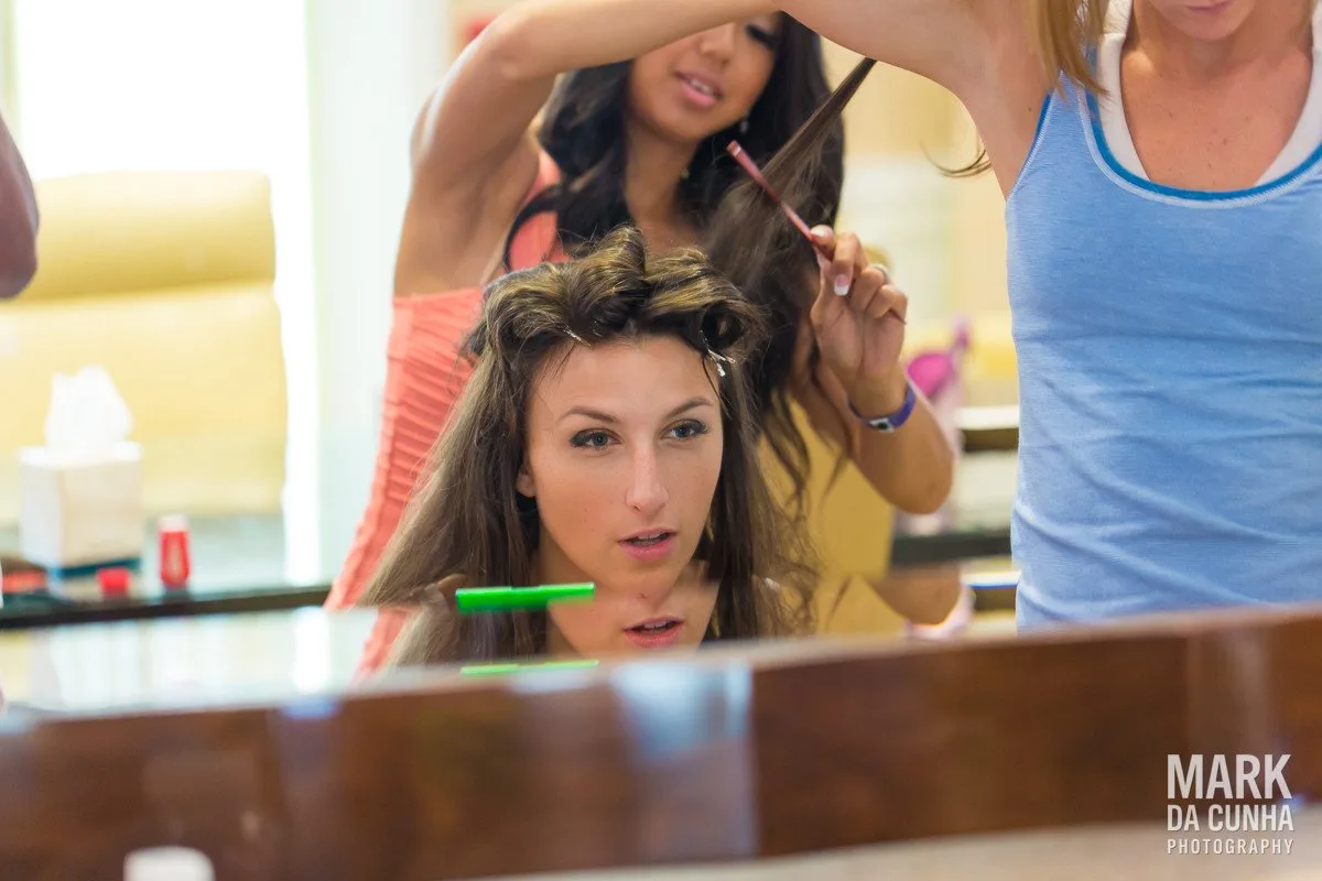 Bride Pre-Ceremony Makeup Wedding Photography Bahamas Wedding Photographer