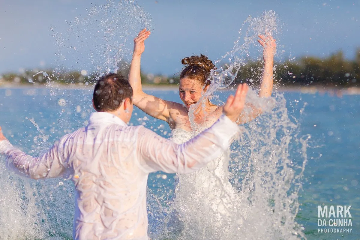 Trash The Dress Nassau Paradise Island Photographer Bahamas Wedding Photography