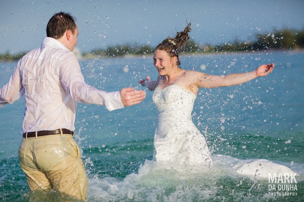 Trash The Dress Nassau Paradise Island Photographer Bahamas Wedding Photography